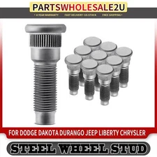 10pcs Rear Wheel Lug Bolts for Dodge Ram 2500 Van Dakota Chrysler Jeep Plymouth