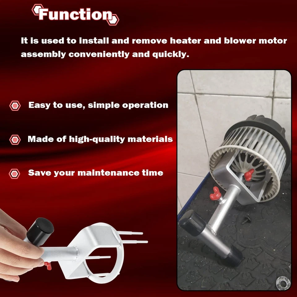 9997284 Heater Blower Motor Removal Install Tool for Volvo S60 S80 for Rover LR2 Foto 4 de 4