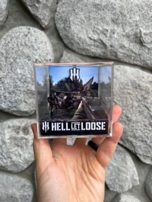 Hell Let Loose 3D Papercraft Diorama Cube | Handmade! PERFECT GIFT