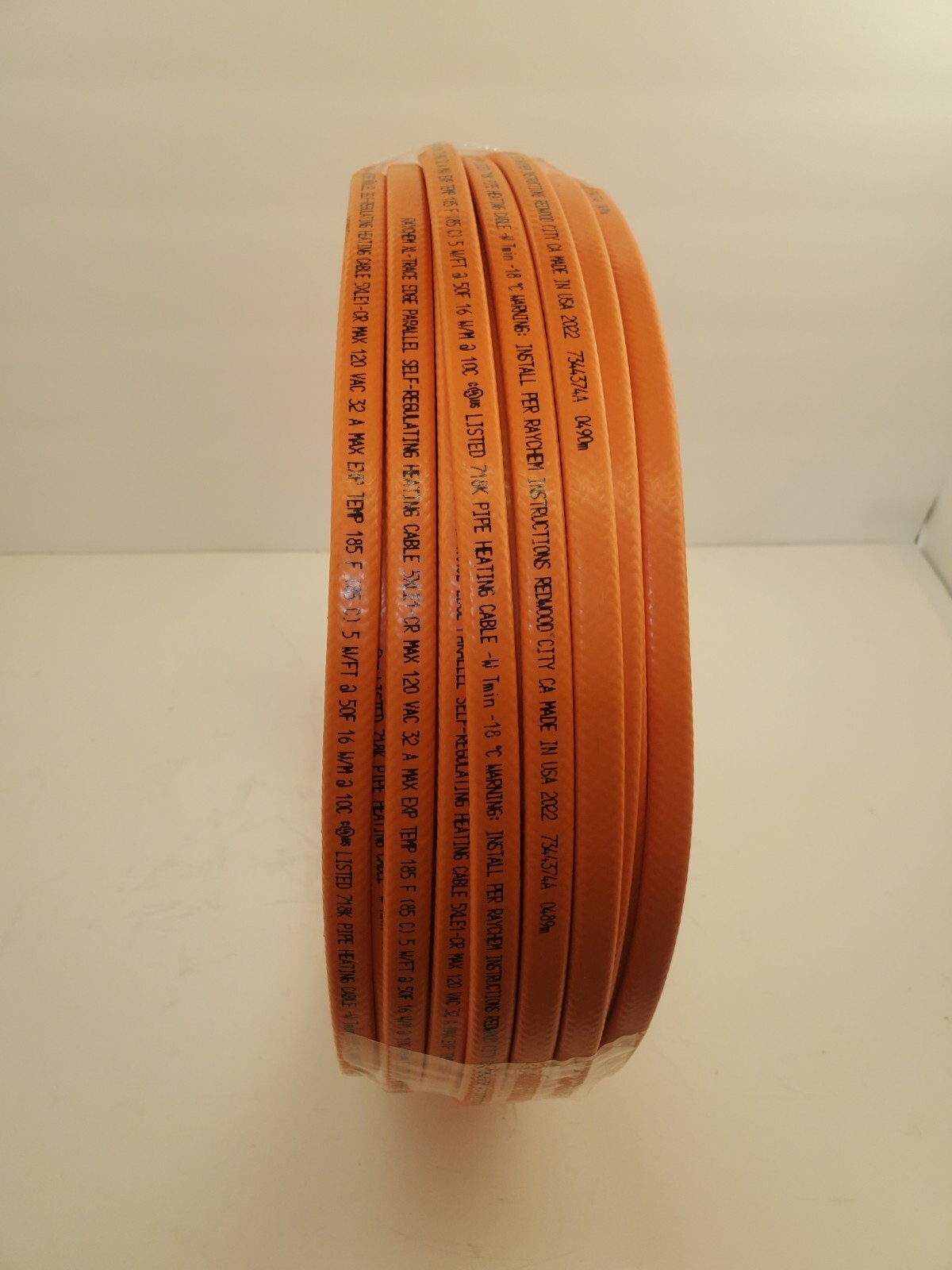 50u0026#039; Raychem XL-Trace Edge Self-Regulating Heating Cable 5 Watts Foot  5XLE1CR | eBay