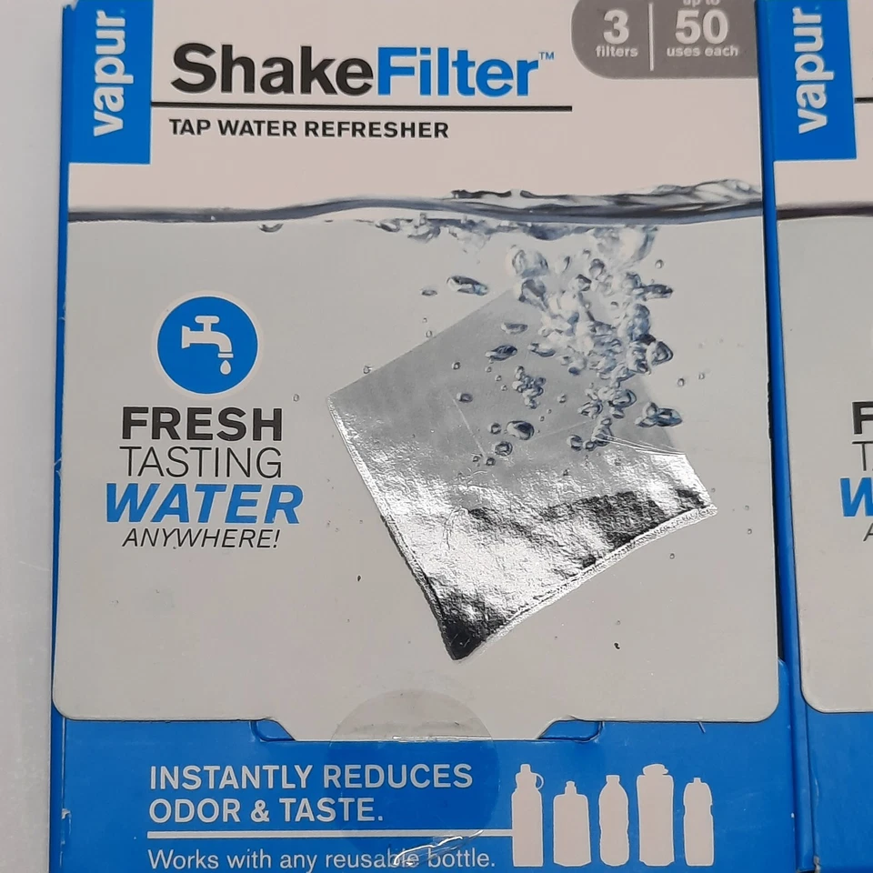Filtro de agitación grifo refrescador de agua reducir o sabor lote de 2 filtros de agitación de vapor Foto 2 de 3
