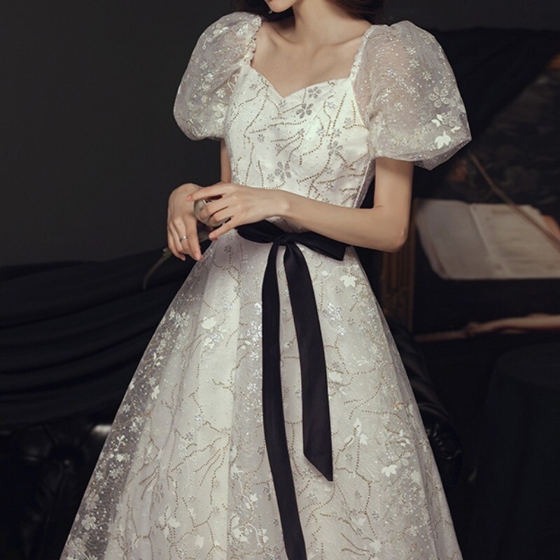 Women Princess Graduation Ceremony Dress Mesh Ball Gown Floral Belted Swing Prom | eBay Women Princess Graduation Ceremony Dress Mesh Ball Gown Floral Belted Swing Prom | eBay