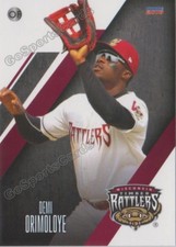 2018 Wisconsin Timber Rattlers Demi Orimoloye RC Rookie Milwaukee Brewers CANADA