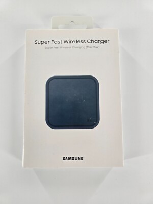 Samsung 15W Super Fast Wireless Charger Pad EP-P2400TBEGUS NEW SEALED