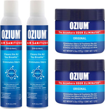 8Oz Spray and 4.5Oz Gel Combo Kit - Original Scent, Powerful Odor Eliminator for
