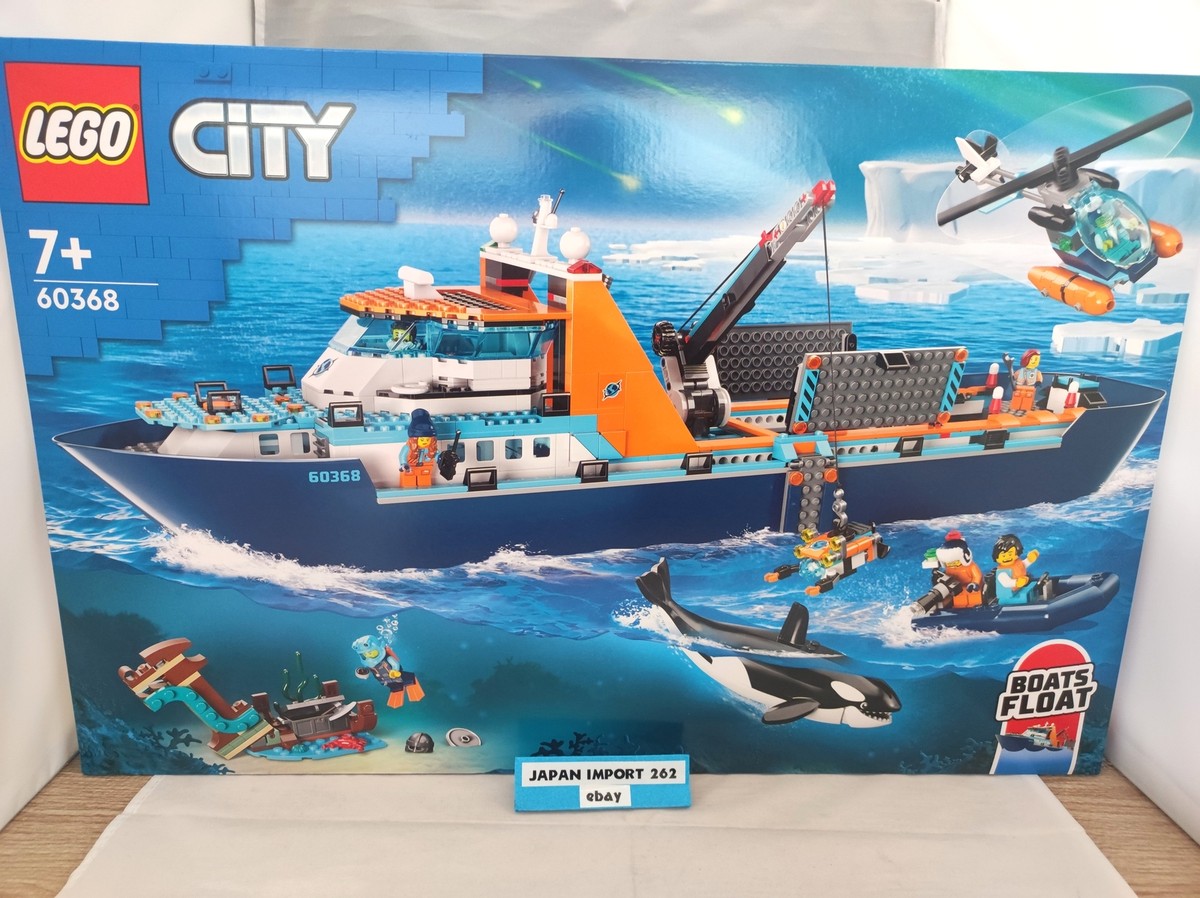 LEGO City 60368 Arctic Exploration Ship Toy Building Blocks | eBay