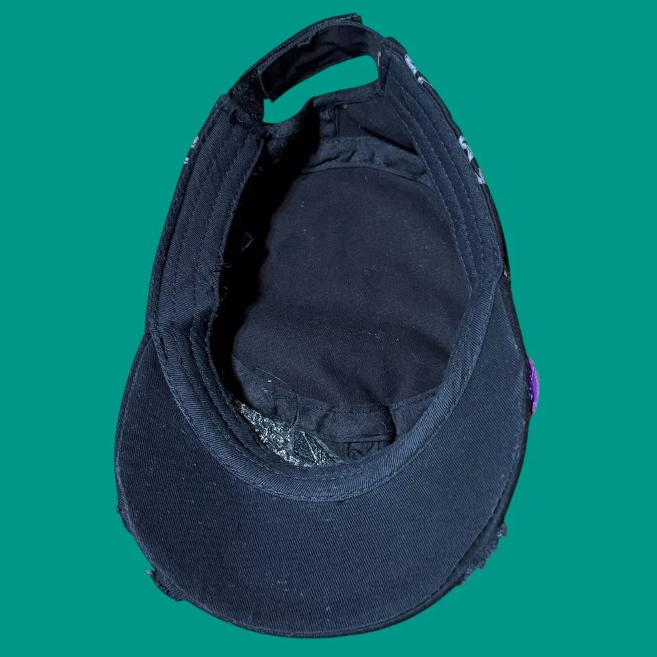 Bandimere Speedway Drag Racing Hat Womens Adjustable Blue Rhinestone Y2K Cap - Image 4 of 4