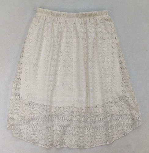 Maurices Women's Skirt Size L White Lace Hi-Low Boho Bohemian - Picture 12 of 12