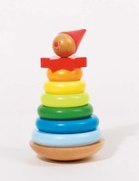 Stapelturm Peppo Steckspiel Goki 57961 Sortierspiel 9-Tlg.