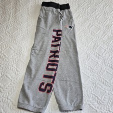 NFL Juniors New England Patriots Gray Sweatpants Joggers Youth XL 15/17