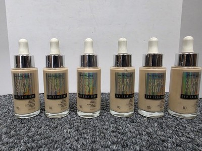 6 X MAYBELLINE SUPER STAY 24 H SKIN TINT VITAMIN C #110 - 1 Fl Oz