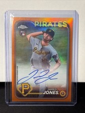 2024 Topps Chrome Update Series - Autographs Jared Jones #RA-JJ Orange Refractor