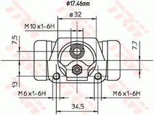 Cylindre de roue Nissan MICRA