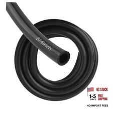 9.84 Ft 3/4 Heater Hose,ID19mm OD28mm 3/4 Silicone Heater Black 3/4In 9.84Ft