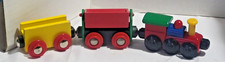 Wooden Colorful Trains With Magnets Lot of 3