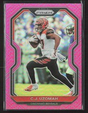 C.J. Uzomah 2020 Panini Prizm #50 Prizm Pink Cincinnati Bengals