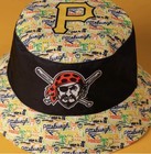 Pittsburgh Pirates Hawaiian Luau Bucket Hat Sga 8/8/25 New