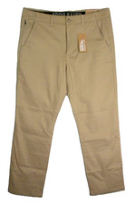 Eddie Bauer Men's Kakhi Mr. FLEX WR Sport Chino Pants Size 35 x 32