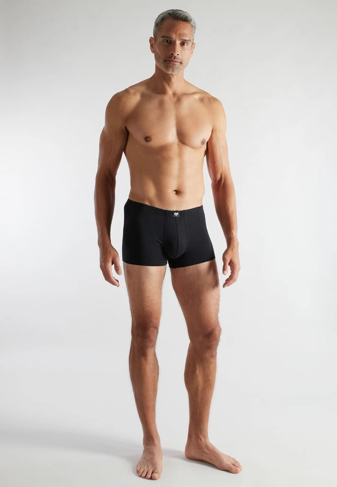 CECEBA Pants Boxershorts Herren 2er Pack Unterhosen schwarz Baumwolle eng - Bild 2 von 4