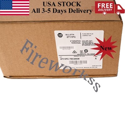 Allen Bradley   2711PC-T6C20D8 Ser. A PanelView Plus Compact 600 US Free Tax