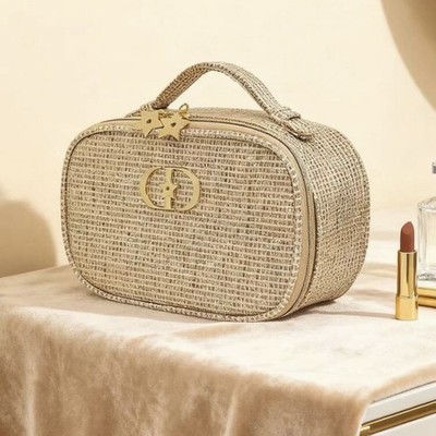 DIOR BEAUTY Gold Vanity Case Makeup Holiday Limited Edition