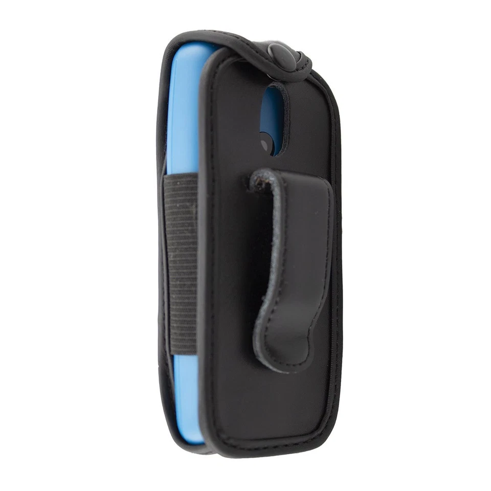 caseroxx Leather-Case with belt clip for Nokia 110 in black made of genuine leat - Image 3 of 4