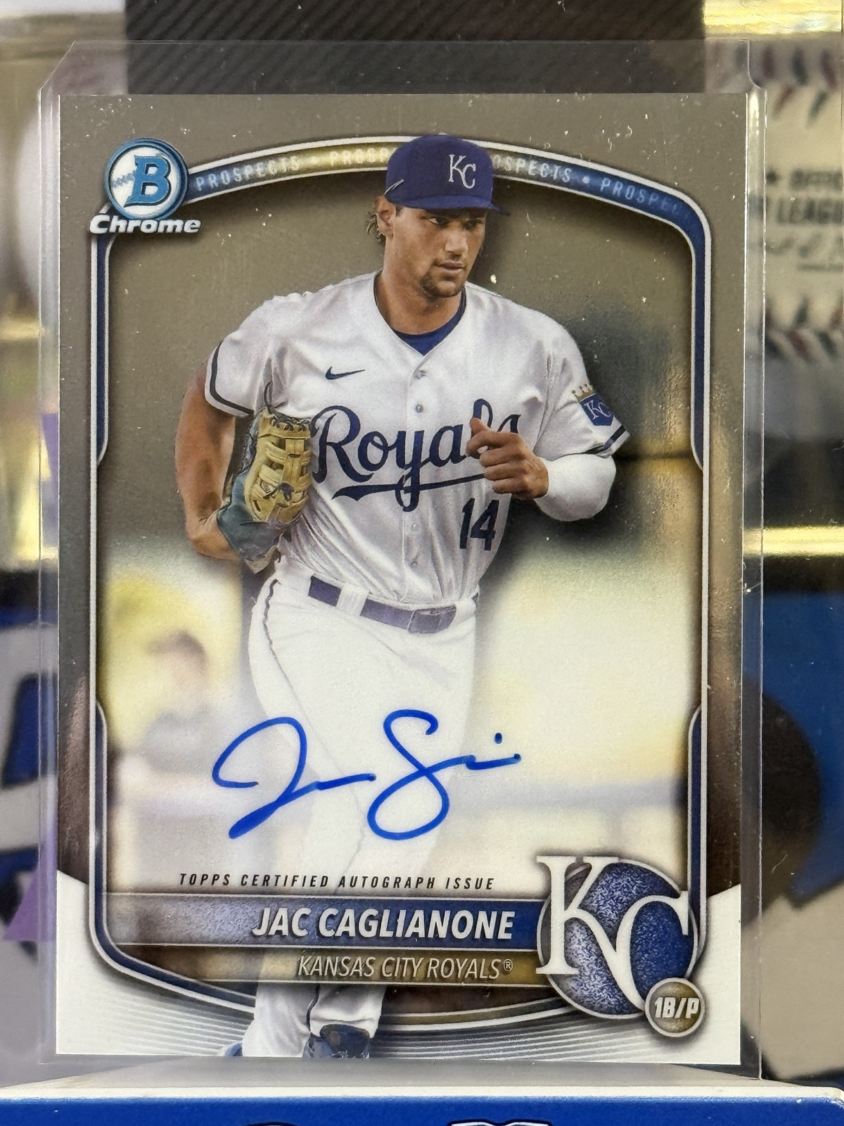 2025 Bowman #CPA-JCA Jac Caglianone Chrome Prospect Autographs
