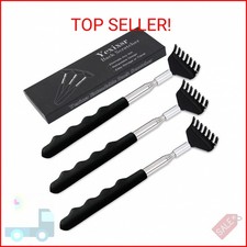Yexixsr 3 Pack Back Scratcher Extendable Metal Back Scratcher for Men Women Adul