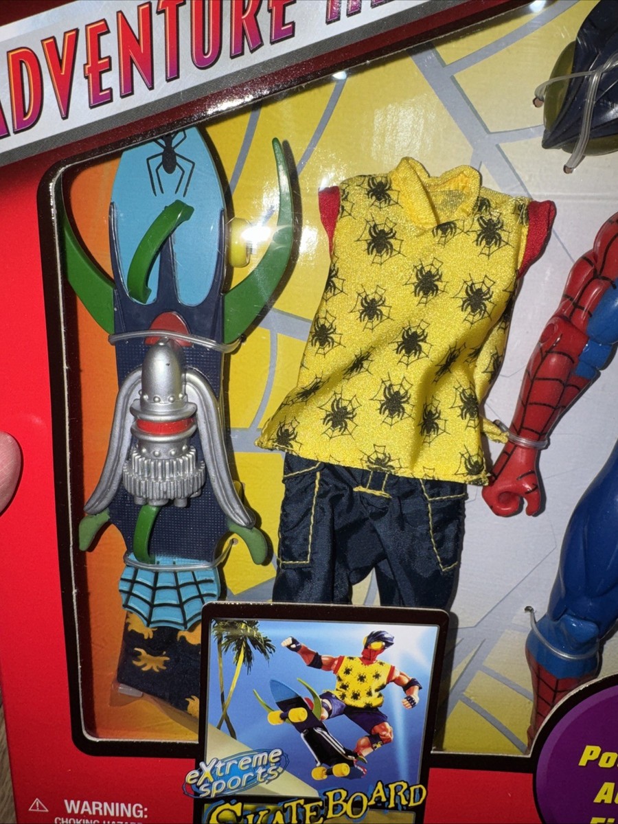 2000 Marvel Spider-Man Adventure Hero Skateboard & Street Scooter