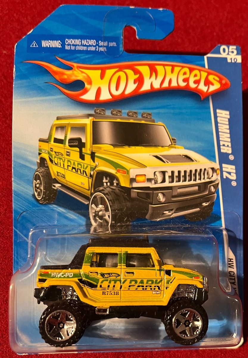 HOT WHEELS CITY WORKS HUMMER H2 YELLOW 113/240. SEE COMBINED