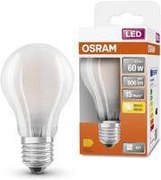 Osram Led Filament Leuchtmittel Birne A60 7W =60W E27 Matt 806 Lm Warmweiß 2700K