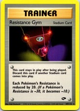 Resistance Gym 109/132 Rare Gym Challenge Pokemon Unlimited Near Mint on eBay