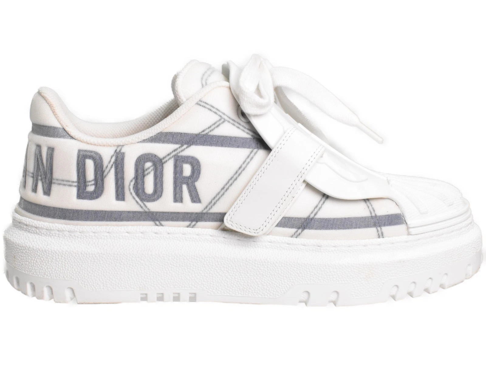 Baskets Christian Dior ID tissu technique 36 1 2 environ 23,5 cm signature à identifier