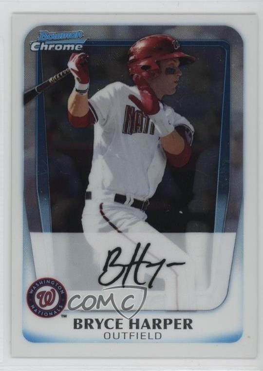 2011 Bowman Chrome Prospects Bryce Harper #BCP1 0hr