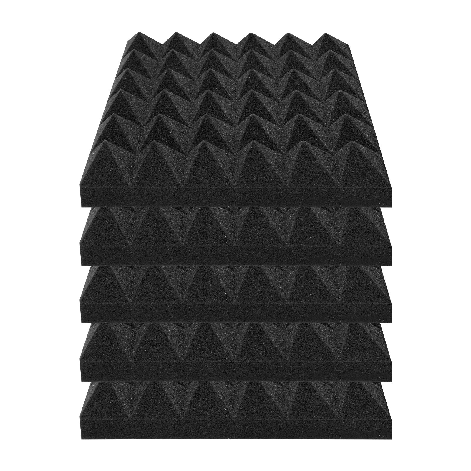 Mousse acoustique de studio Uimoso pour éliminer l'écho sur mur et plafond 36 pcs