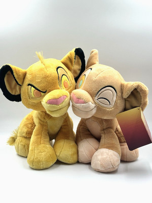 Disney Lion King 30th Anniversary Simba & Nala 11in Plush Set New