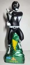 Vntg Mighty Morphin Power Rangers Black Ranger Bubble Bath 10 oz (New/Sealed)