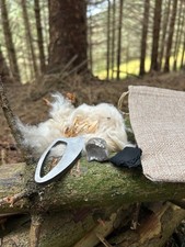 Traditional Firelighting Flint & Steel Kit (Handmade in Scotland)