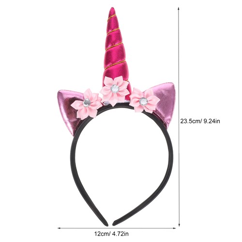 Einhorn Stirnband für Kinder Mädchen Geburtstag Kinder Krone Kopfbedeckung - Bild 4 von 12