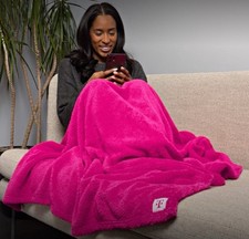 T-Mobile Tuesdays Tuesday Solid Pink Blanket NEW