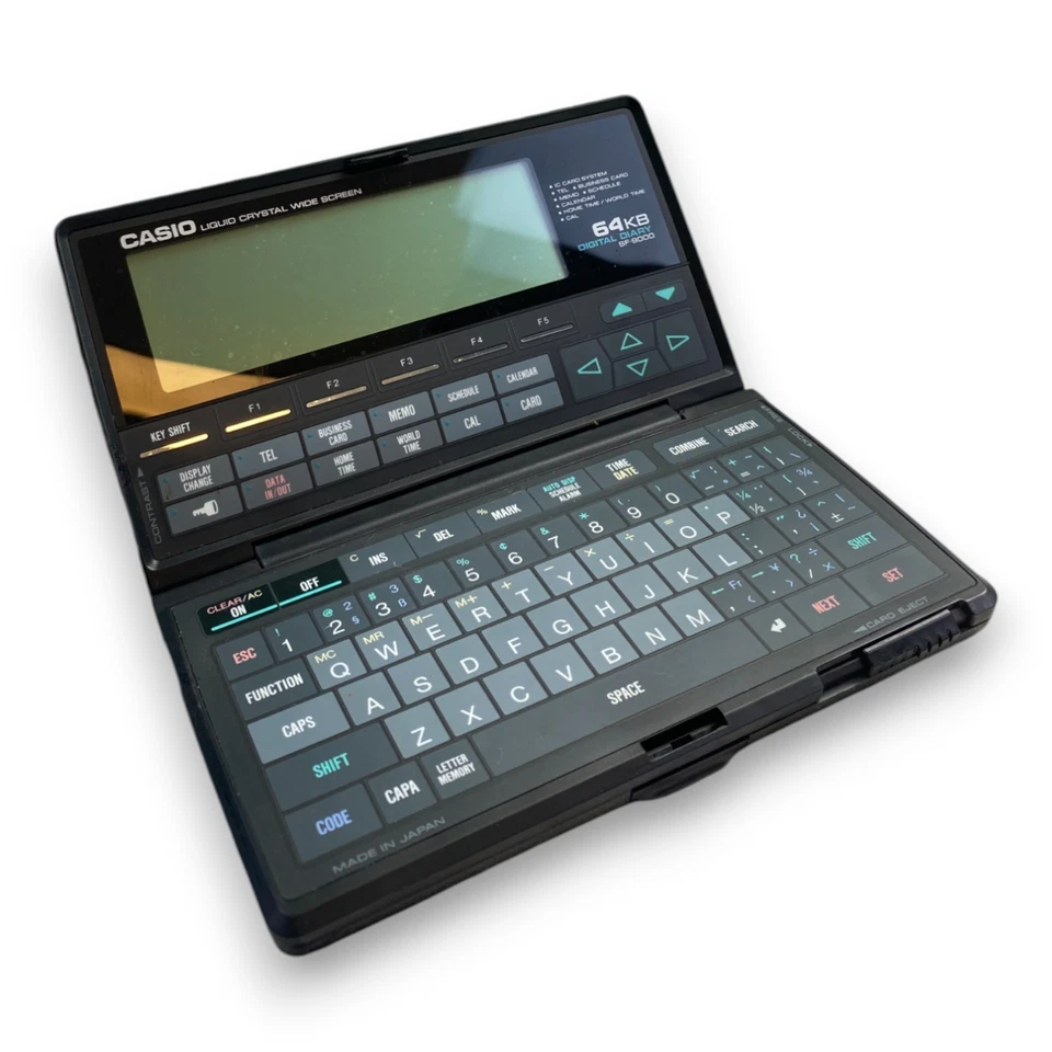 Casio SF-9000 Digital Diary Organizer 64KB – Vintage PDA Taschencomputer - Bild 2 von 3