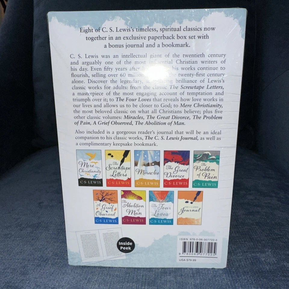 The C. S. Lewis Signature Classics Set 8 Book Box Set & Journal BRAND NEW - Image 3 of 4