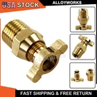 Radiator 1/4" NPT Brass Petcock Drain Cock Drain Plug Tank Drain Air Tank