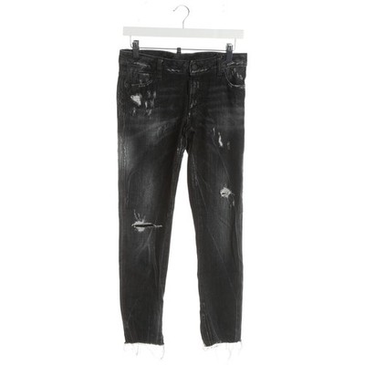 Dsquared Jeans Skinny 32 IT 38 Schwarz Grau Sehr gut
