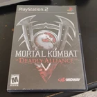 Mortal Kombat: Deadly Alliance (Sony PlayStation 2, 2002) with manual