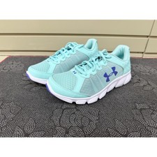 Under Armour Micro G Assert 6 Venetian Blue / Mint Youth Size 5.5 New