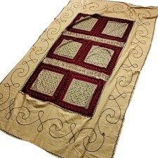 Indian Beaded Patchwork Tapestry Wall Hanging...