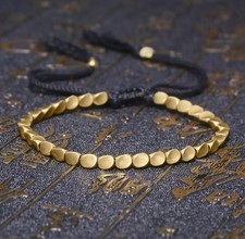 Tibetisches Glücksarmband Buddhistischer Schmuck Kupfer Perlen Armband Glück