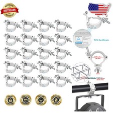 Durable Aluminum Stage Truss Clamps 20pk - 220LB Max Load, Approved, Secure