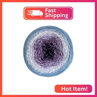 YarnArt Flowers Moonlight   Gradient Cotton Acrylic Yarn with Metallic Lurex, 9.